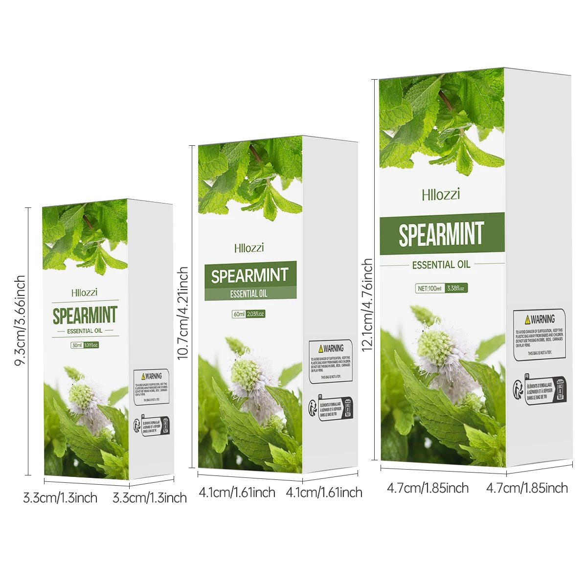SPEARMINT ESSENTIAL OIL a high-quality moisturizing nourishing massage oil with a refreshing scent, suitable for all skin types