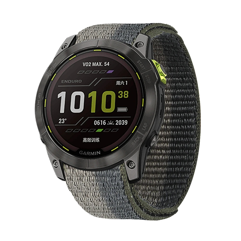 22mm 26mm QuickFit Nylon Loop Strap For Garmin Tactix 7 AMOLED Delta Bravo Band For Garmin Fenix 7X 6 PRO 5 3 Braided Watchbands
