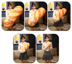 French Bread Plush Pillow Stuffed Printing Images Food Plushie Peluche Party Prop Decor Sleeping Companion Man Gift