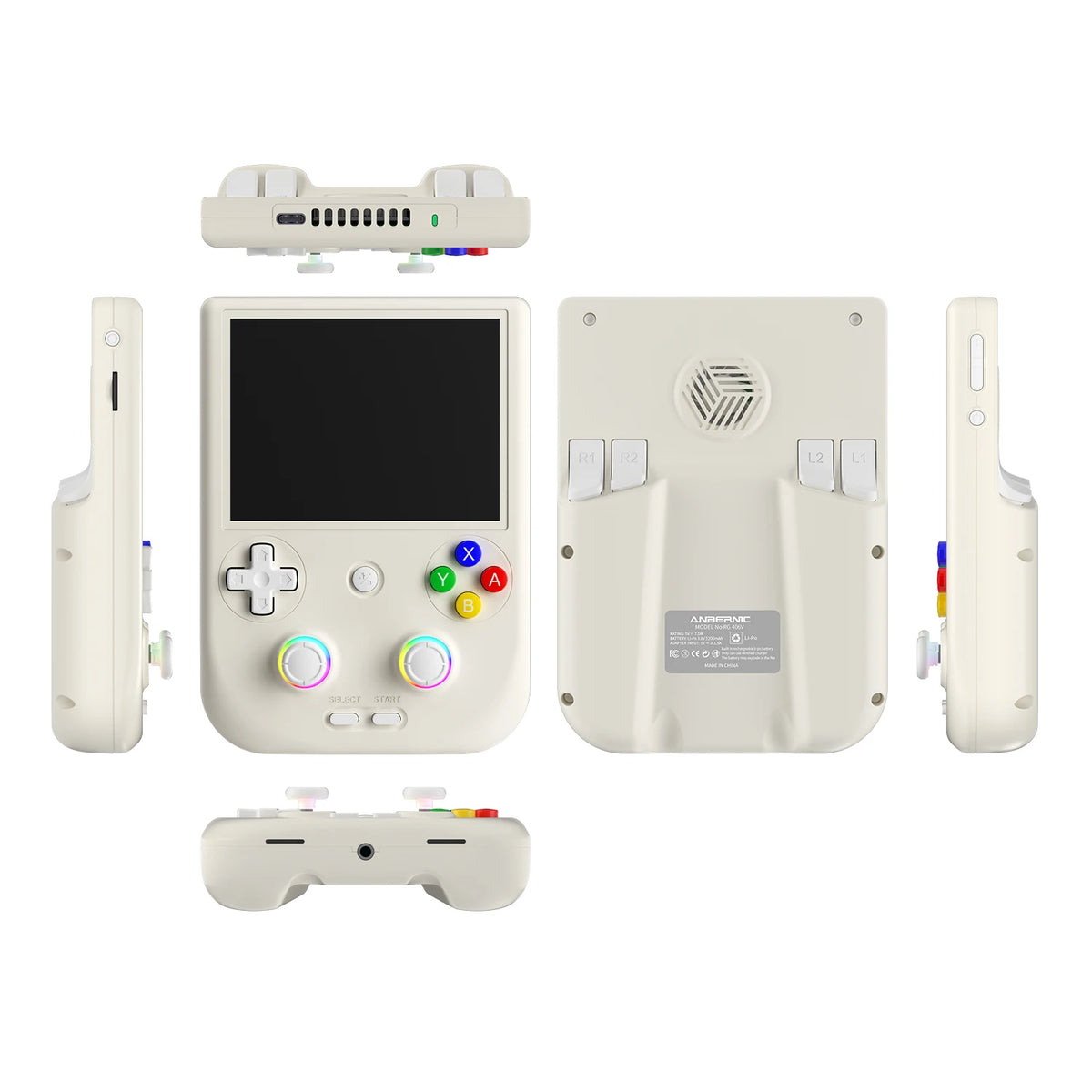 Anbernic RG406V Handheld Game Console 4’’ IPS Touch Screen Android 13 Unisoc T820 64-bit Game Player 5500mAh RGB Lightingernic