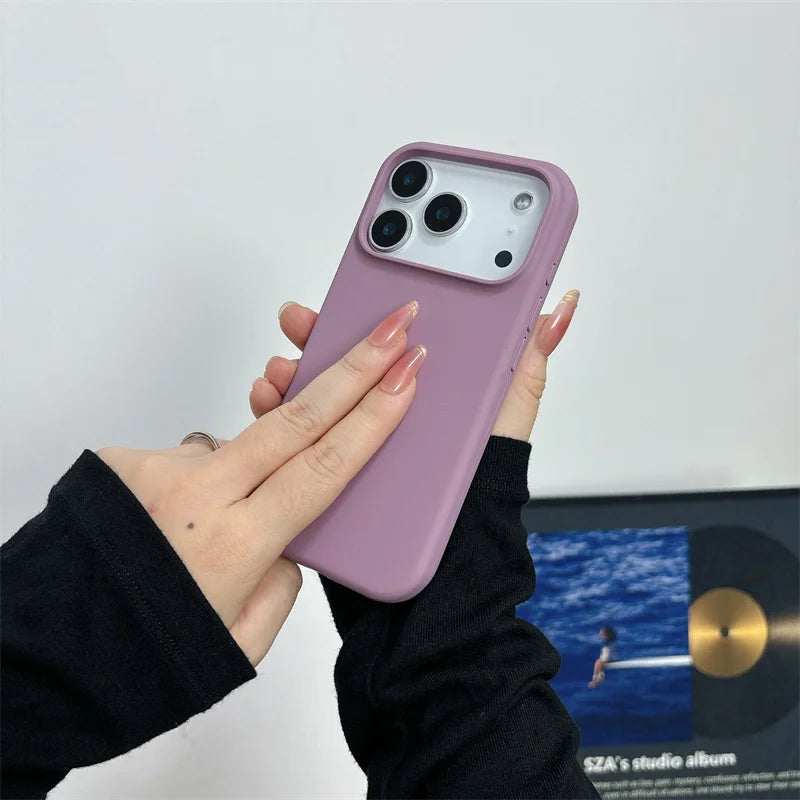 Magnetic Liquid Silicone Case for iPhone 17 Series MagSafe Shockproof Cover