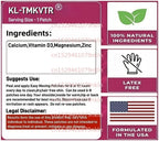 30 Patches Calcium Vitamin D3 Magnesium Zinc Transdermal Patches - Bone, Muscle, and Immune Support