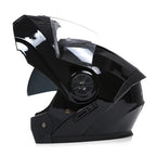 BLD Modular Dual Lens Motorcycle Helmet Safety Downhill Flip Up Helmets Professional Motocross Racing Full Face Casco Moto
