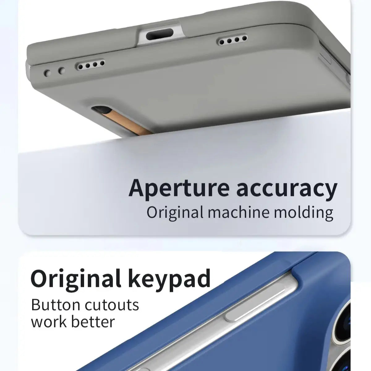 Matte S-Pen Case for iPhone Duo Fold Cover with Built-in Tempered Glass Screen Protector Skin-Friendly Anti-Fingerprint