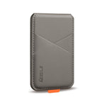 Premium PU Leather Magnetic Phone Card Holder, RFID Anti-Skimming Wallet Compatible with Magnetic Wireless Charging Smartphones,