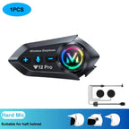 Y20 Pro Motorcycle Helmet Headset Bluetooth 500M Intercom FM Radio Hands-free Call Waterproof Mixing Music Sharing Interphone