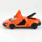 1:43 scale replica of the SVJ pullback alloy car model, children's toy, die-cast metal, pullback function.