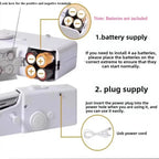 Handheld Rope-free Electric & Manual Sewing Machine Quick Build DIY Apparel Supplies for Arts Crafts Home Garden Embroidery