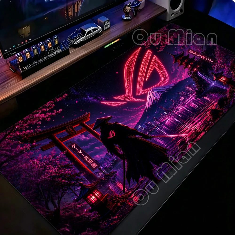 ROG Republic of Mouse Mat ASUS Gamers Large Mouse Pad Rubber Non-Slip Big Carpet Pc Computer Keyboard Accessories Big Desk Mat