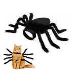 Halloween Pet Spider Costume Funny Realistic Furry Dog Cat Clothes Cosplay Chest Back Outfit Party Costume for Small Medium Dogs