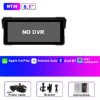 Jansite Portable 8.1 inch IP67 Waterproof Motorcycle 4K DVR GPS Navigation Wireless Carplay Android Auto Moto Recorder Monitor