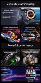 M99 Mini New Package 2.29inch Amoled Smartwatch 5G LTE Android Smart Watch With Rotary Camera GPS WIFI Sim Card Slot 2100Mah