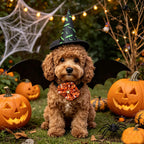 3 PCS Halloween Pet Costume Accessories,Witch Hat,Bat Wing Harness,Skull Bow Tie,Halloween Decors Dress Up for Cat Small Dog