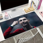 hot team R-rONALDO C Mouse Pad Mousepad Large Gaming Mouse Pad LockEdge Thickened Computer Keyboard Table Desk Mat