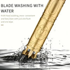 Rechargeable Mens T9 Carving Hair Clipper Vintage Portable USB Cleaning Barber Professional Hair Cutting Machine Beard Trimmer