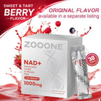 zooone NAD+ Supplement with Resveratrol, Liquid Designed to Help Support Absorption, 1000mg NMNH Supplement Alternative for Anti-Aging, Boost Energy, Support Cellular, 30 Pockets