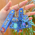 2026 K-pop Idol Group Keychain Rumi Mira Zoey Anime Figure Keyrings PVC Backpack Pendant Birthday Chiritmas Gift Party Favors 키링