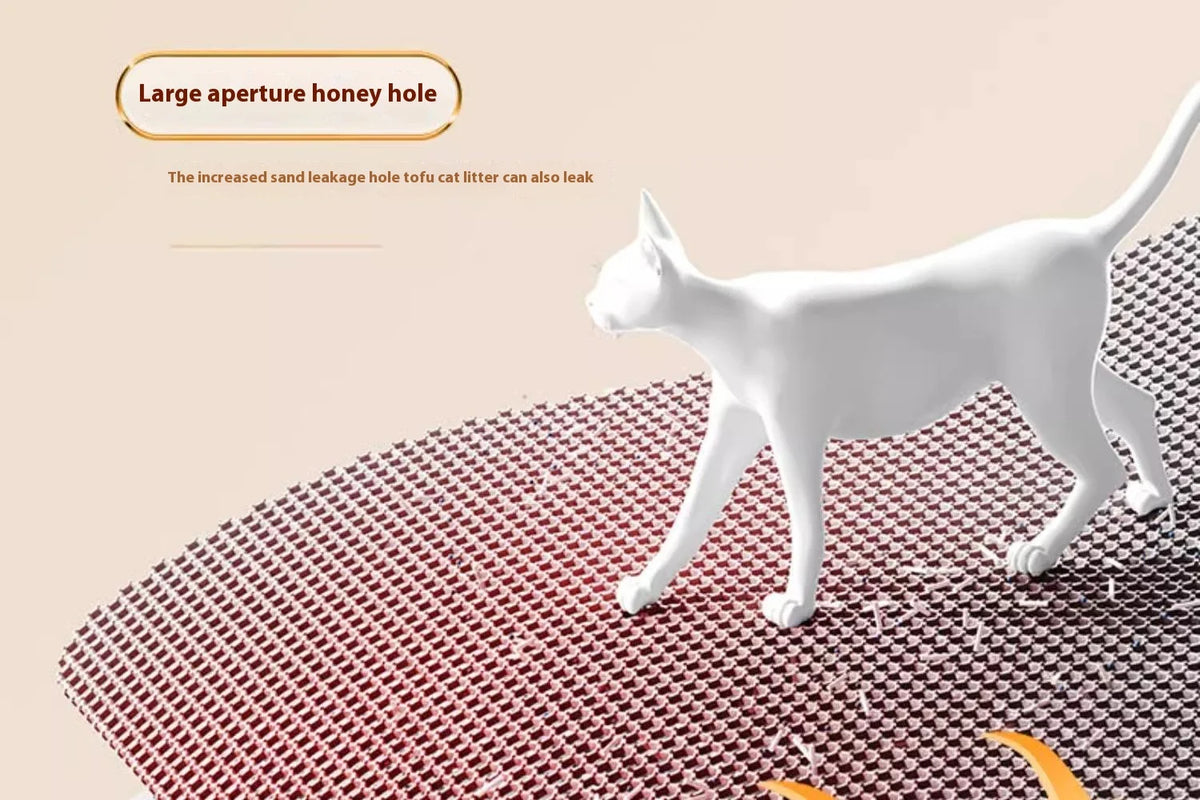 Cat Litter Mat Heavy Duty Waterproof 2 Layer Non Slip Washable Pet Floor Protector Litter Box Sand Stopper Pet Product