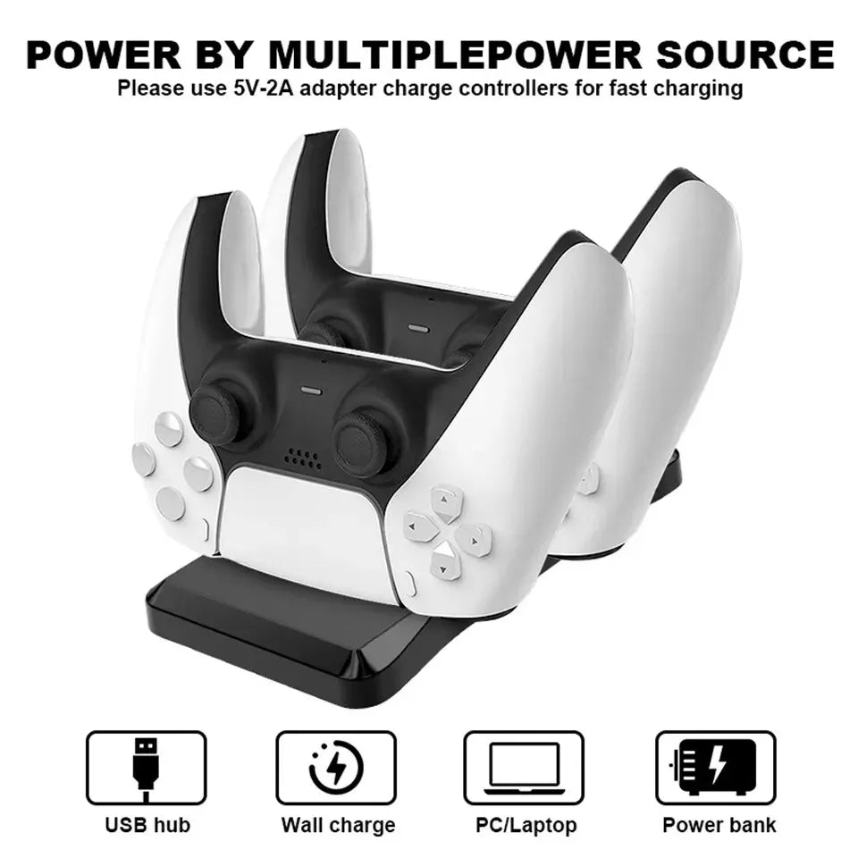 GAMINJA P51 Dual PS5 Controller Charging Station