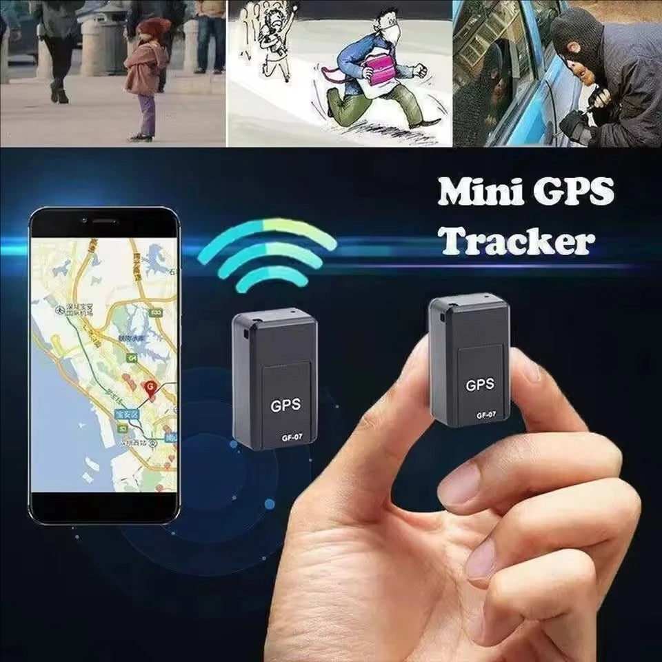Mini Magnetic GF-07 GPS CarTracker Real Time Tracking Anti Theft Anti Locator Auto Strong Magnetic Mount SIM Message Positioner
