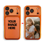 Custom Photo Picture Case for iPhone 18 17 Pro Max 16 15 14 13 Plus Air Matte PC Plating Camera Protector Couple Family UV Print