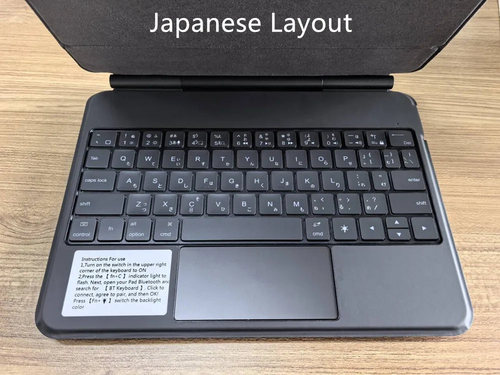 Magic Keyboard Folio For Xiaomi Pad 7 2024 Mi Pad 7 8 Pro 11.2' Tablet Smart Case For Xiaomi Pad 8 Spanish German Keyboard Cover
