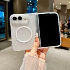 Solid Color Skin Feel Hinge Protection Case For iPhone Duo 18Duo 18 Fold Shockproof Folding Phone Cover