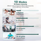 8-Head Fascia Gun High-Frequency Vibration Body Massage Gun Back and Waist Massager Neck Shoulder Massager Muscle masajeador