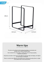 Kitchen Rack Dish Storage Rack Cabinet Dish Rack Dinner Plate Drain Rack Countertop Rack Plate Iron