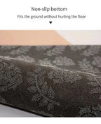VIKAMA Non-standard Letter Carpet Soft Anti-slip Imitation Cashmere Foot Pad Home Decoration Bedside Rug Entrance Hall Doormat