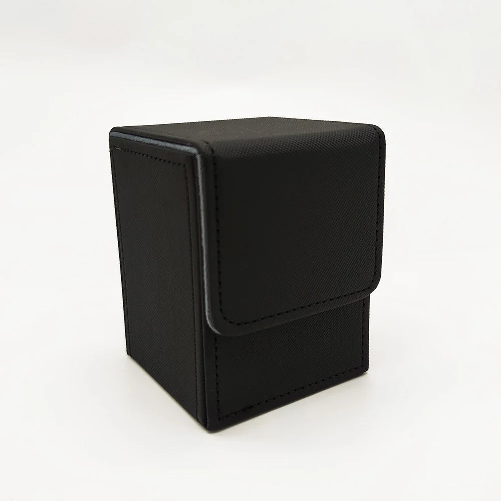 Card Fit For 100+Single Sleeved Cards  , Leather Trading Commander Deck Box Compatible With  Card Deck,Game Card Box