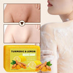 Turmeric Kojic Acid Lemon Soap Bar, Soap Bar Brighten Even Skin Vitamin E, Gentle Lemon Soap For Face,Body Wash