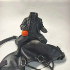 Halloween Headless Horseman Pet Costume Small Cat Dog Outfit Pumpkin Doll Cloak Party Cosplay Clothes Holiday Decoration