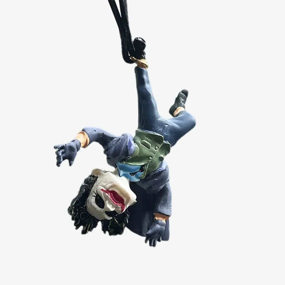 Car Resin Pendant Creative Car Rearview Mirror Cowhide Cartoon Pendant Christmas Gift New Product Joker decorative
