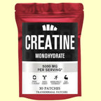 Creatine Monohydrate Transdermal Patches Support Lean Muscle Growth, Recovery & And Enhance Athletic Performance 30 Patches