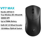 Rapoo VT7 MAX /VT7 Wireless Gaming Mouse True 8K Wireless Polling Rate 53g Lightweight Up to 750Hr Battery Life