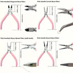 4/3/1pcs Iron Jewelry Pliers Tool Kit Includes Needle Round Wire Cutter And Curved Nose Pliers For Jewelry Beading Repair
