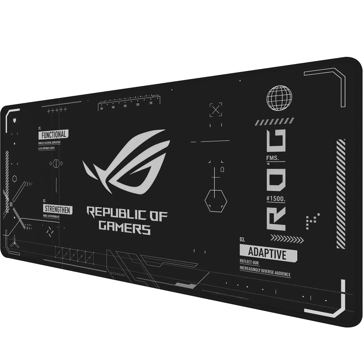 Extended Gaming Mouse Pad | Non-Slip Rubber Base, Stitched Edges