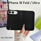 New Luxury Matte Ultra Thin Candy Color Phone Cases for Apple IPhone 18 Fold Ultra 2026 Silm Skin Feel Shockproof PC Hard Cover