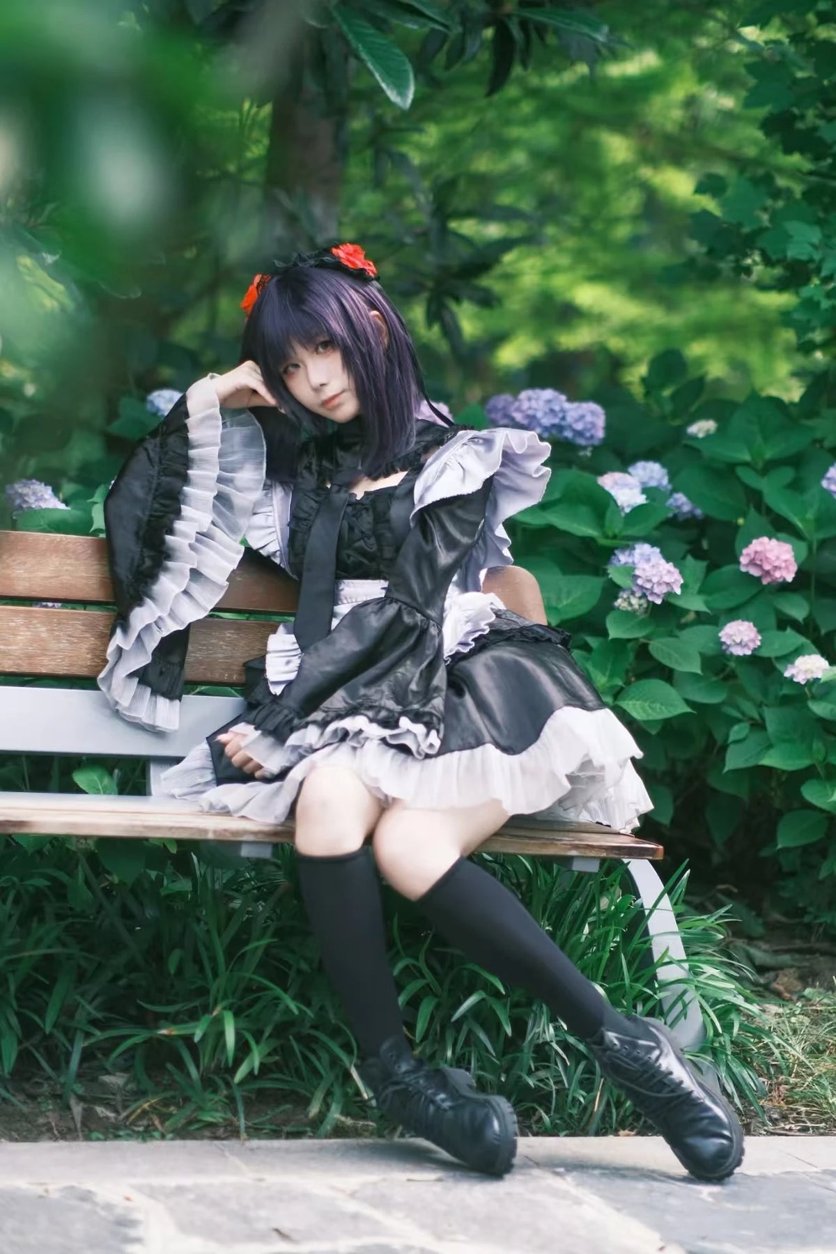 Anime My Dress Up Darling Marin Kitagawa Cosplay Costume Maid Cosplay Dress Halloween Kitagawa Marin Kuroe Shizuku Full Set