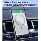 Magnetic Car Wireless Charger Air Vent GPS Phone Holder Stand For Magsafe iPhone 17 16 15 14 13 12 Pro Max Cell Fast Charging