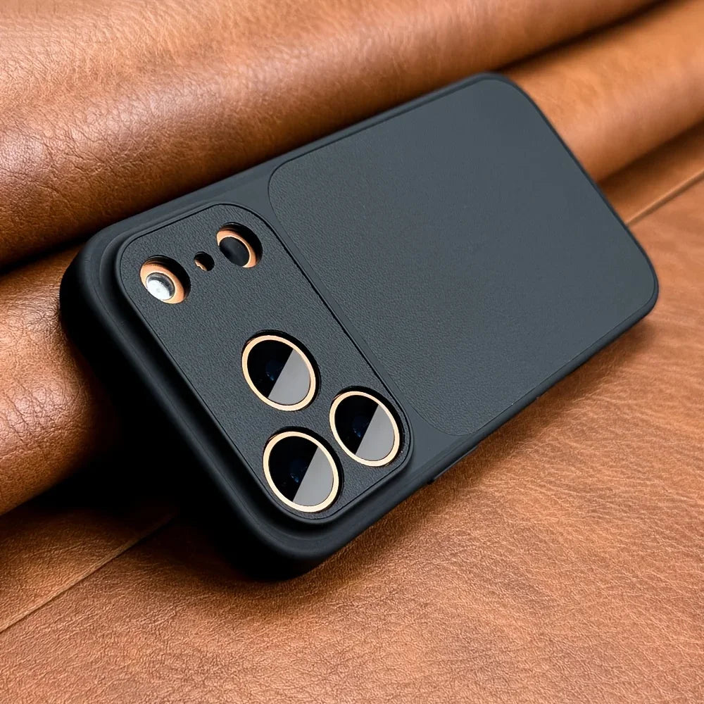 Luxurious New Orange Retro Phone Case For iPhone 18 17Air 16 15 14 17Pro 17Promax Soft-sided Hard Case