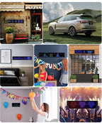 Multifunctional Bright Devil Eyes LED Light for Car Windshield Flexible Programmable Scrolling LED Display Bluetooth APP Control