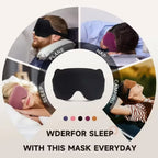 Eye Mask for Sleeping 3D Contoured Cup Blindfold Concave Molded Night Sleep Mask Block Out Light with Women Men