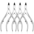 Professional Cuticle Cutter Nail Nippers Scissors Manicure Pusher Pedicure Tong Dead Skin Remover Nail Cuticle Regrowth Tool