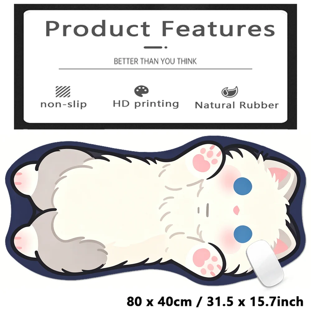 Extremely Gaming Mouse Pad Laptop Pad Oversized Office Desk Mat Dark Wind Non-Slip Lock Edge Thickened Soft Mats