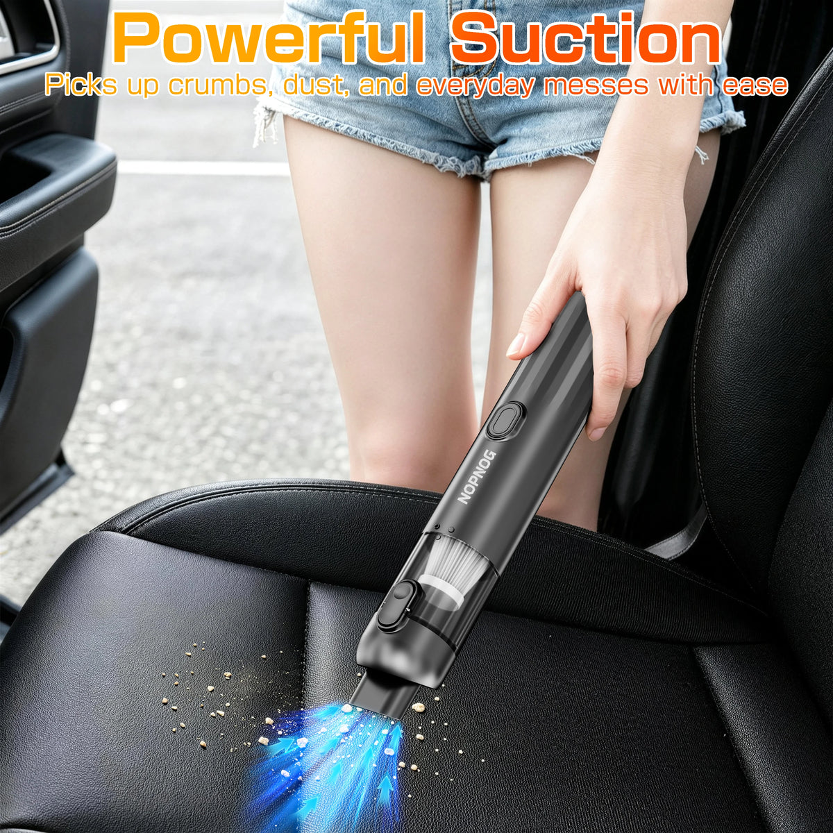 Car Vacuum Cleaner Air Duster Cleaning Tools Electric Dust Collector Universal Auto Accessories for Computer Keyboard Camera Home RV Truck Trailer Sofa Living Room