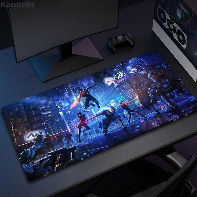 Asus Rog Black Mause Pad Anime Mouse Mats Gaming Computer Desk Mat Mouse Carpet Pc Accessories Gamer Mouse Pad Speed Rubber Mat