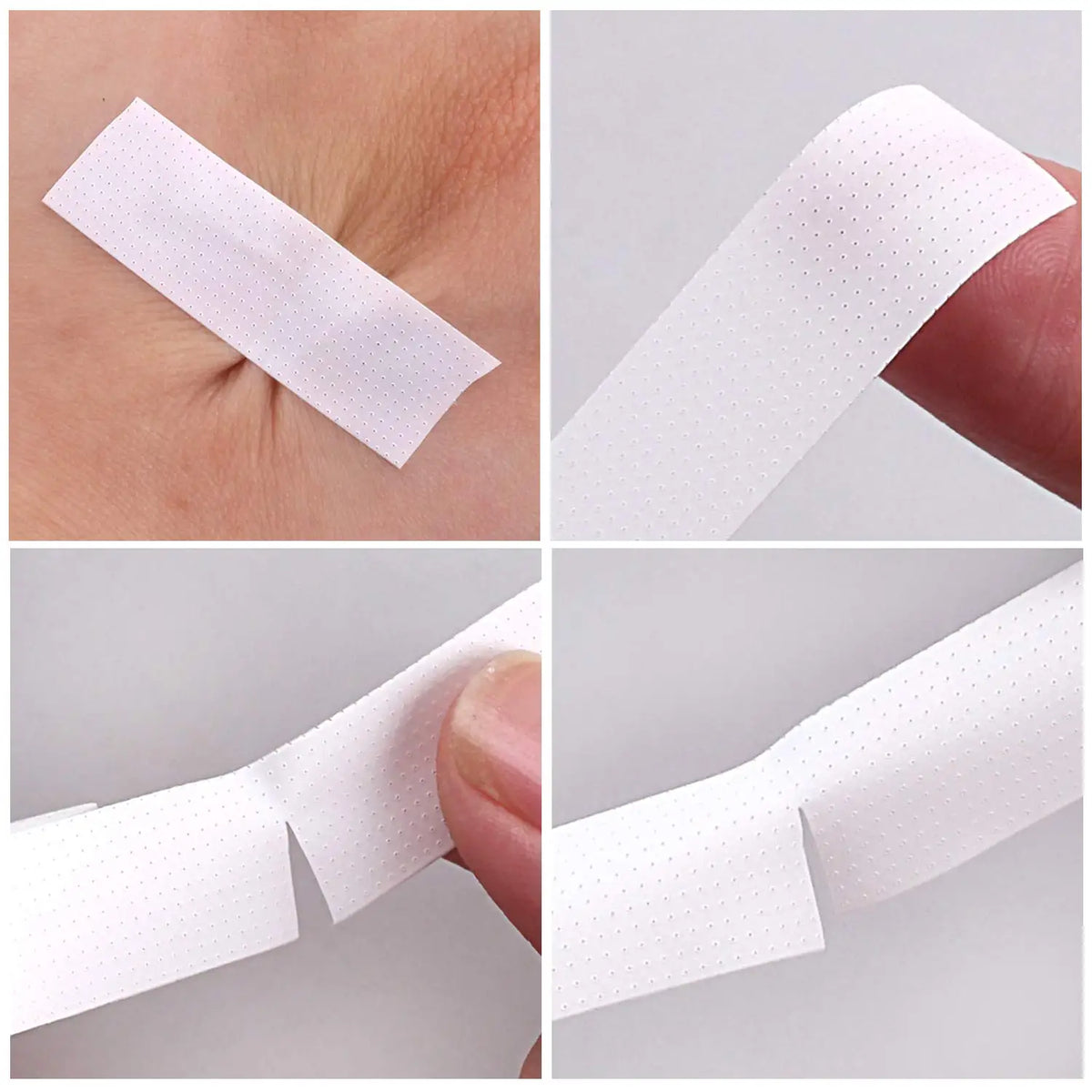 2/3 Rolls Japanese Insulating Tape for Eyelash Extension Lint Free Under Eye Pads Breathable Non-woven Tape Paper Eyelash Patch