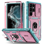 Case For Samsung S26 Ultra S25 S24 S23 Plus S25 FE A57 A56 A37 A36 A17 A16 5G Heavy Duty with Camera 360 Degree Kickstand Cover